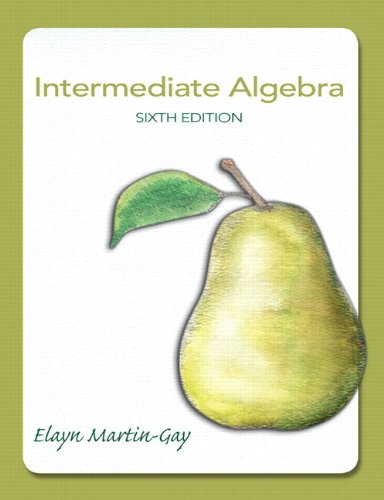 Intermediate Algebra  6th 2013 9780321729637 Front Cover