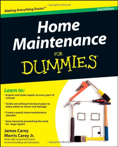 Home Maintenance for Dummies  2nd 2010 9780470430637 Front Cover