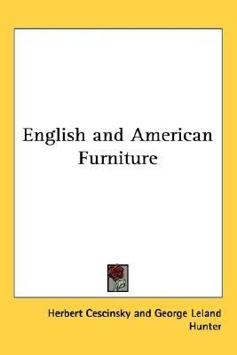 English and American Furniture N/A 9781432611637 Front Cover