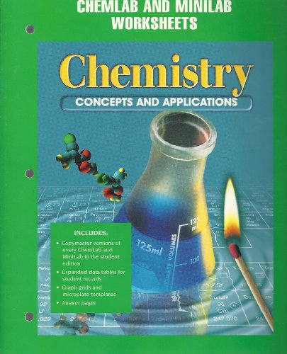 Chemistry: Concepts and Applications  1997 9780028274638 Front Cover