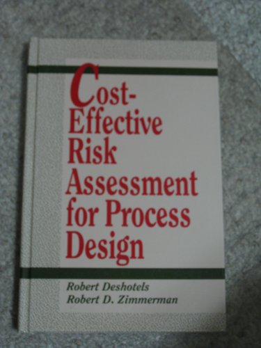 Cost-Effective Risk Assessment for Process Design   1995 9780070064638 Front Cover