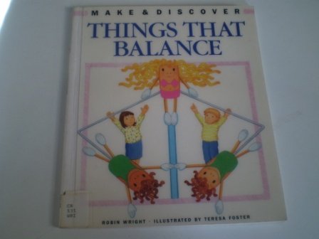 Things That Balance   1989 9780001900639 Front Cover