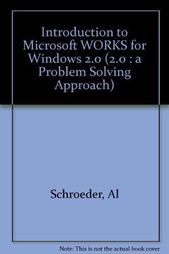 Introduction to Microsoft Works for Windows 2.0  N/A 9780024077639 Front Cover
