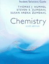 Chemistry  6th 2003 (Student Manual, Study Guide, etc.) 9780618221639 Front Cover
