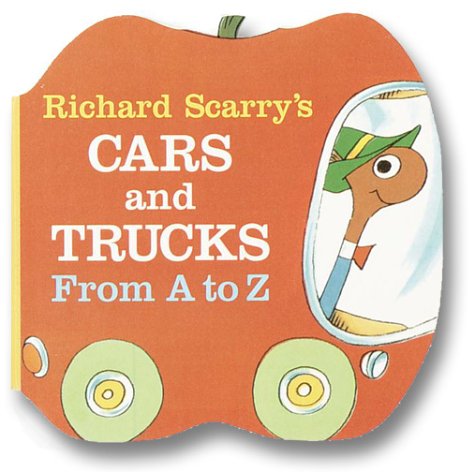 Richard Scarry's Cars and Trucks from a to Z   1990 9780679806639 Front Cover