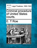 Criminal procedure of United States Courts  N/A 9781240151639 Front Cover