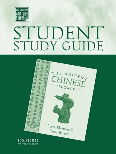 Student Study Guide to the Ancient Chinese World  N/A 9780195221640 Front Cover