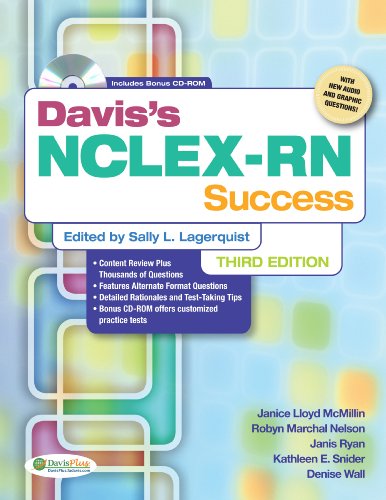 Davis's NCLEX-RNÂ® Success  3rd 2012 (Revised) 9780803621640 Front Cover
