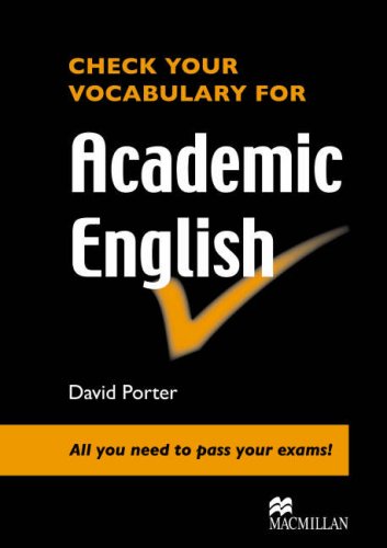 Check Your Vocab for Academic English N/A 9780230033641 Front Cover