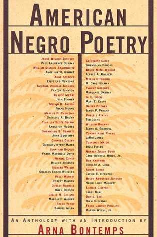 American Negro Poetry An Anthology N/A 9780809015641 Front Cover