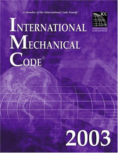 International Mechanical Code 2003   2003 9781892395641 Front Cover