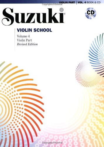 Suzuki Violin School, Vol 4 Violin Part, Book and CD  2008 (Revised) 9780739054642 Front Cover