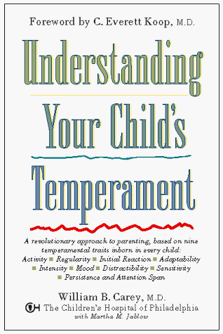 Understanding Your Child's Temperament  N/A 9780028616643 Front Cover