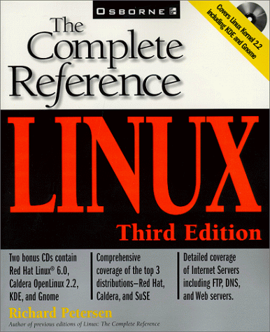 Linux : The Complete Reference 3rd 1999 9780072121643 Front Cover