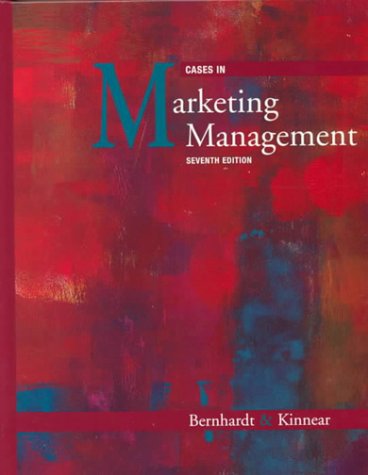 Cases in Marketing Management 7th 1997 9780256204643 Front Cover