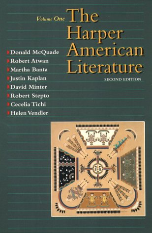 HarperCollins' American Literature  2nd 1994 (Revised) 9780065009644 Front Cover