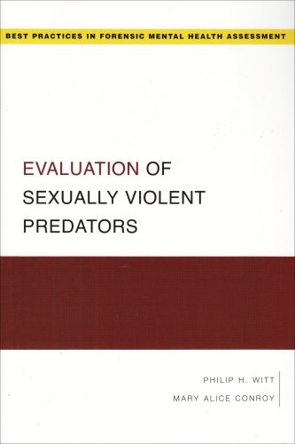 Evaluation of Sexually Violent Predators   2008 9780195322644 Front Cover