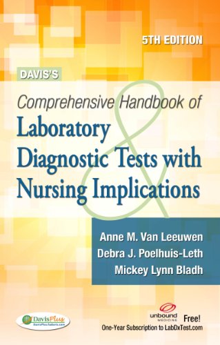 Davis's Comprehensive Handbook of Laboratory and Diagnostic Tests with Nursing Implications  5th 2013 (Revised) 9780803636644 Front Cover