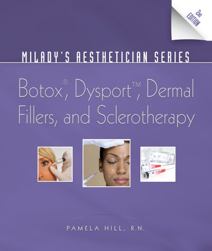 Milady's Aesthetician Series Botox, Dysport, Dermal Fillers and Sclerotherapy 2nd 2011 (Revised) 9781435438644 Front Cover