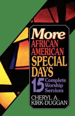More African American Special Days 15 Complete Worship Services  2005 9780687343645 Front Cover