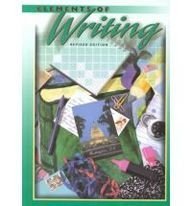 Elements of Writing  1998 9780030508646 Front Cover