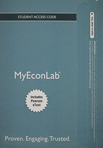 MyEconLab(Economics) 1st 2014 9780133456646 Front Cover