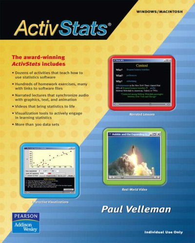 ActivStats  6th 2006 9780321303646 Front Cover