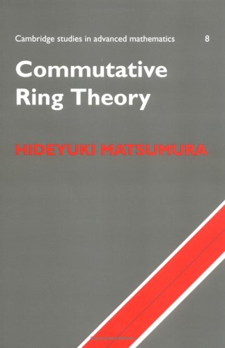 Commutative Ring Theory  N/A 9780521367646 Front Cover