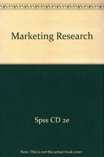 Marketing Research Plus Spss Cd 2nd 2007 9780618771646 Front Cover