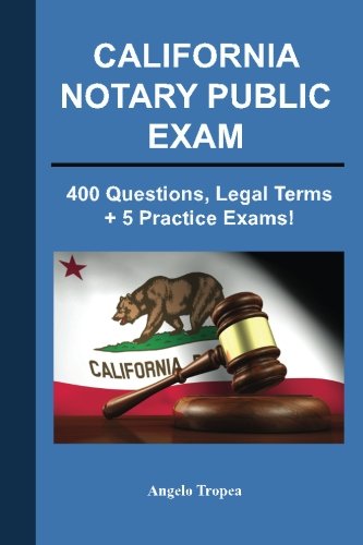 California Notary Public Exam  N/A 9781539554646 Front Cover