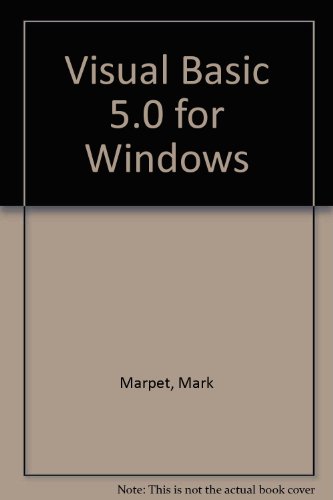 Step-by-Step, Visual BASIC 5.0 for Windows 95  1999 (Teachers Edition, Instructors Manual, etc.) 9780028030647 Front Cover