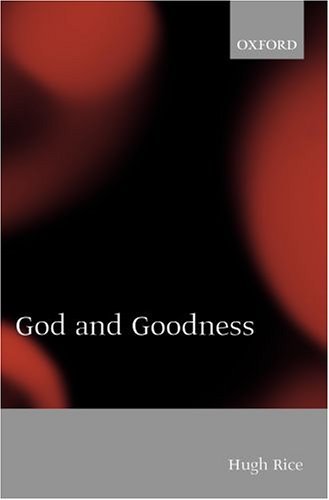 God and Goodness   2003 9780199256648 Front Cover