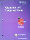 Elements of Language : Grammar and Language Links N/A 9780030523649 Front Cover