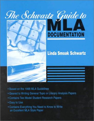Schwartz Guide to MLA Documentation  1998 9780072301649 Front Cover
