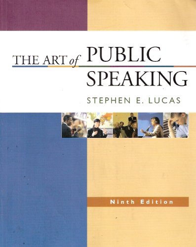 Art of Public Speaking  9th 2007 9780073135649 Front Cover