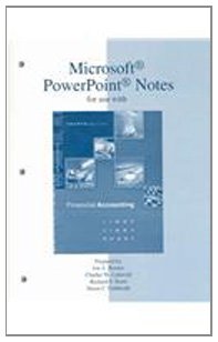 Financial Accounting : Microsoft PowerPoint Notes 4th 2004 9780072473650 Front Cover