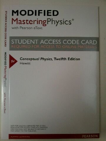     CONCEPTUAL PHYS.-MODIF.ETEXT ACCESS N/A 9780321940650 Front Cover