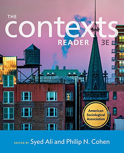 The Contexts Reader:  3rd 2018 9780393639650 Front Cover