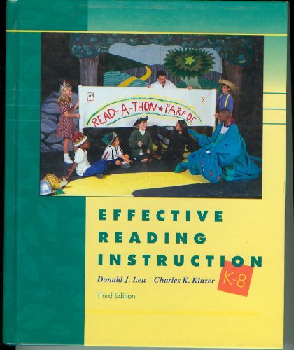 Effective Reading Instruction 3rd 1995 (Teachers Edition, Instructors Manual, etc.) 9780023700651 Front Cover