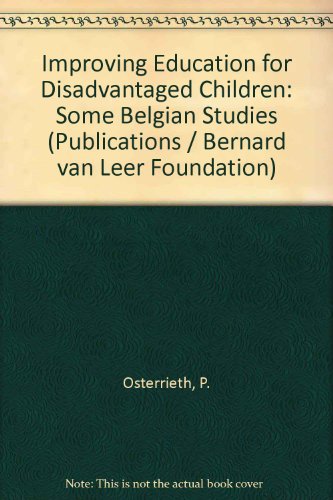 Improving Education for Disadvantaged Children : Some Belgian Studies  1979 9780080242651 Front Cover