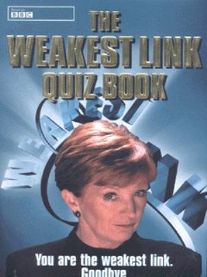Weakest Link Quiz Book   2001 9780141005652 Front Cover