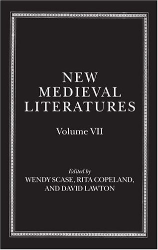 New Medieval Literatures Volume VII  2005 9780199273652 Front Cover