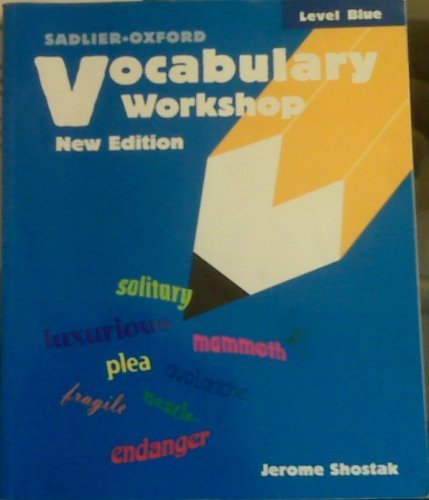 Vocabulary Workshop, Level Blue: 1st 2006 9780821503652 Front Cover