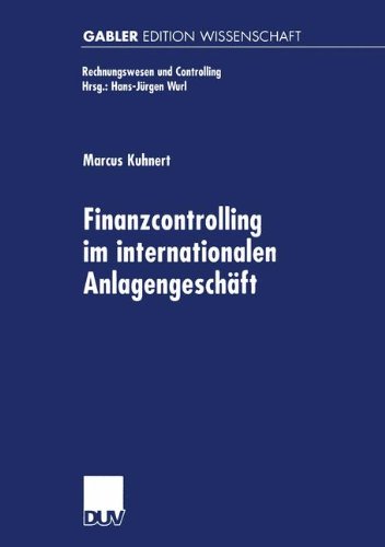 Finanzcontrolling Im Internationalen Anlagengeschäft:   2000 9783824471652 Front Cover