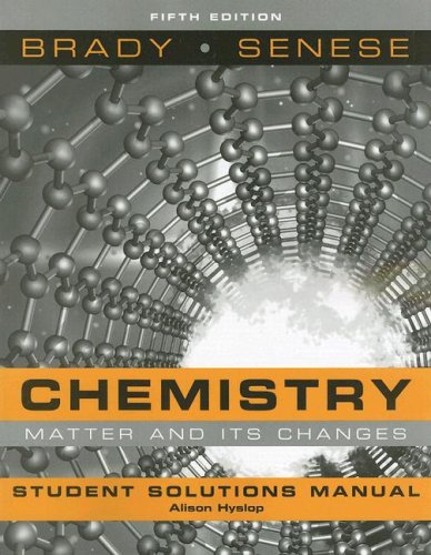 Chemistry The Study of Matter and Its Changes 5th 2009 9780470184653 Front Cover