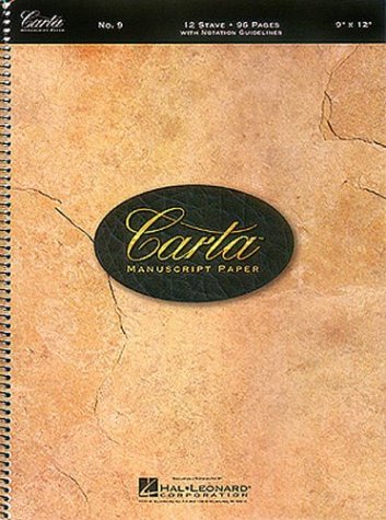 Carta Manuscript Paper No. 9 - Basic  N/A 9780793557653 Front Cover