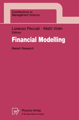 Financial Modelling Recent Research  1994 9783790807653 Front Cover