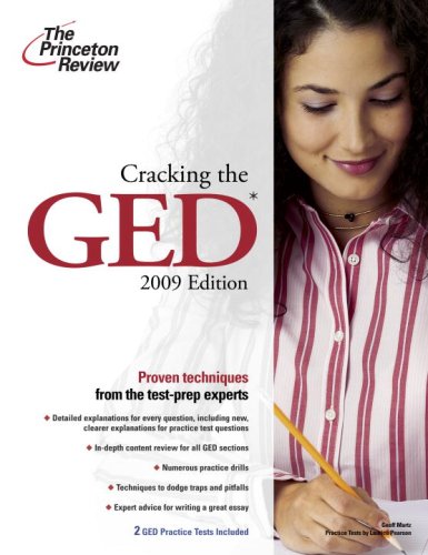 Cracking the GED, 2009 Edition   2008 9780375428654 Front Cover