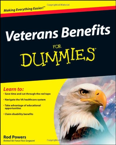 Veterans Benefits for Dummies   2009 9780470398654 Front Cover