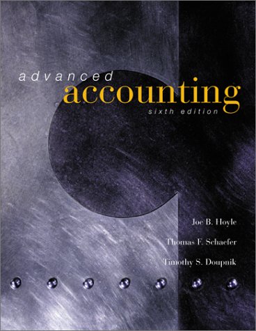 Advanced Accounting : With Enron Powerweb 6th 2001 9780072829655 Front Cover